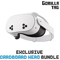 Meta Quest 3S 128GB — Dive into Mixed Reality — Unreal Device. Unreal Price. — Gorilla Tag Cardboard Hero Bundle — 鶹 Exc
