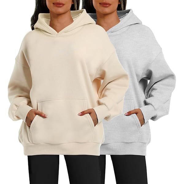 Sudadera De Gran Tamaño Con Forro Polar Para Mujer - Cómoda, Informal, De Cuello Redondo