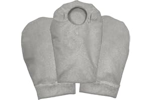 STOMA CLOAK StomaCloak Ostomy Pouch Cover - Ostomy Odor Control - Discreet Protection for Colostomy, Ileostomy, Urostomy - Ostomy Leak Control - Coloplast, Hollister, ConvaTec- 3-Pack (Lite Gray, 2.50R - 63mm)