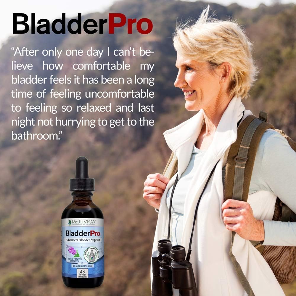 BladderPro Natural Bladder Control Supplement for Men and Women - Liquid Delivery for Better Absorption - Pumpkin Seed, Uva Ursi, Goldenrod and More: Health & Personal Care