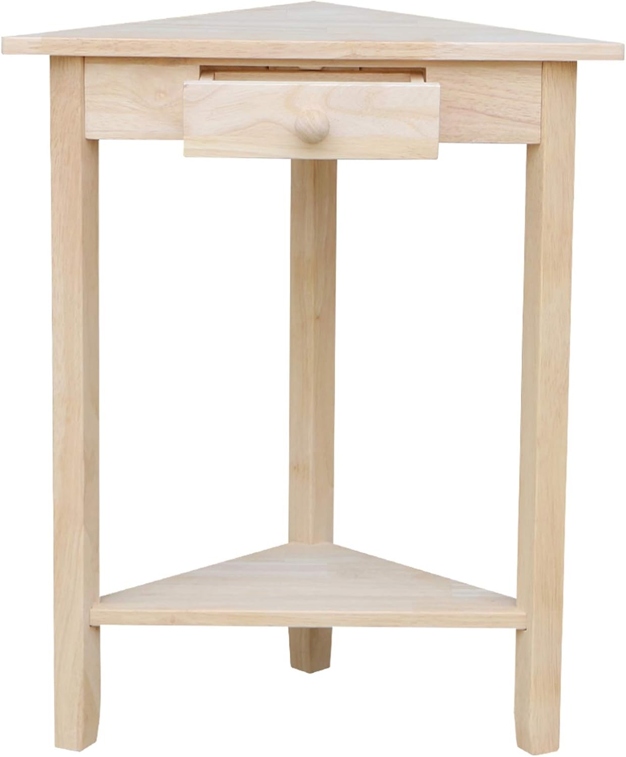 International Concepts Corner Accent Table Unfinished Amazon Ca