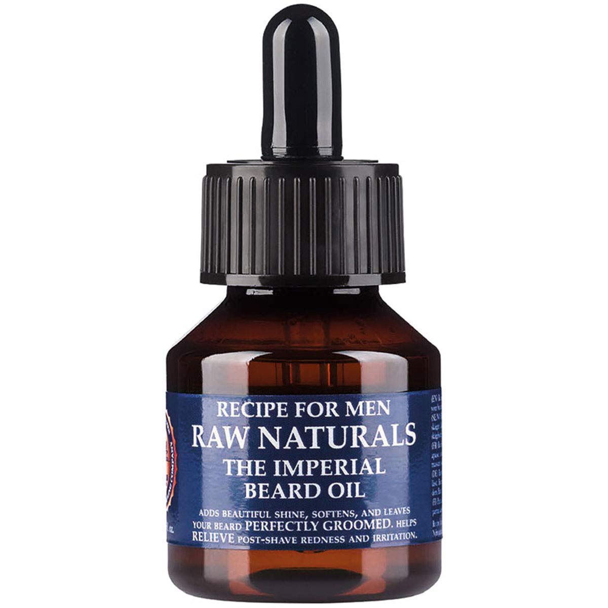 Raw Naturals IMPERIAL BEARD OIL for Men | Natural Beard Growth Oil with soothing Almond & Oat | Conditions, softens and shines | Natural product from Swedish Skincare Microbrewery | 50ml