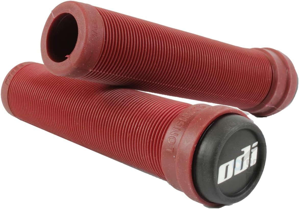 ODI Unisex โ Adult Longneck SL Flangeless Handles, Dark Red, 135 mm