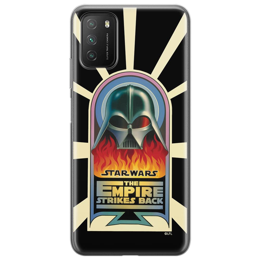 ERT GROUP mobile phone case for Xiaomi REDMI 9T original and officially Licensed Star Wars pattern Darth Vader 027 optimally adapted to the shape of the mobile phone, case made of TPU