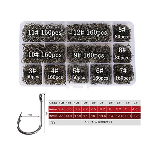 Anmuka-1600pcs-High-Carbon-Steel-Fishing-Hooks-with-10-sizes
