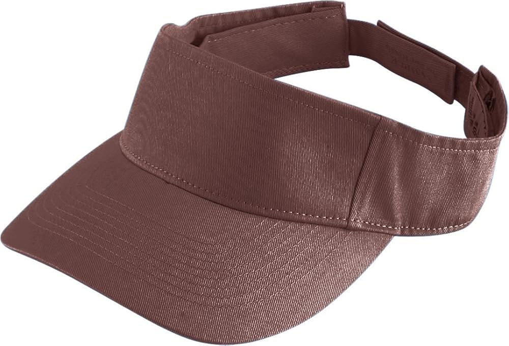 Augusta Sportswear Youth Sport Twill Visor OS Dark Green: Clothing