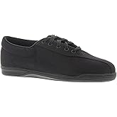 Easy Spirit AP2 Women's Oxford, 8.5 C/D US, Black-Microfiber