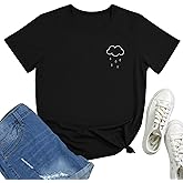 BLACKMYTH Women Cute Tees Graphic Casual T Shirts