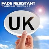 Rubigo UK Stickers for Car Europe 18x13.3cm Vinyl Weatherproof Legal view 5