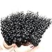 AMELI 4 Kinky Curly Human Hair Short Curly Bundles Water Weave Hair Human Bundles Unprocessed Virgin Brazilian Hair Extensions (8 8 8 8)