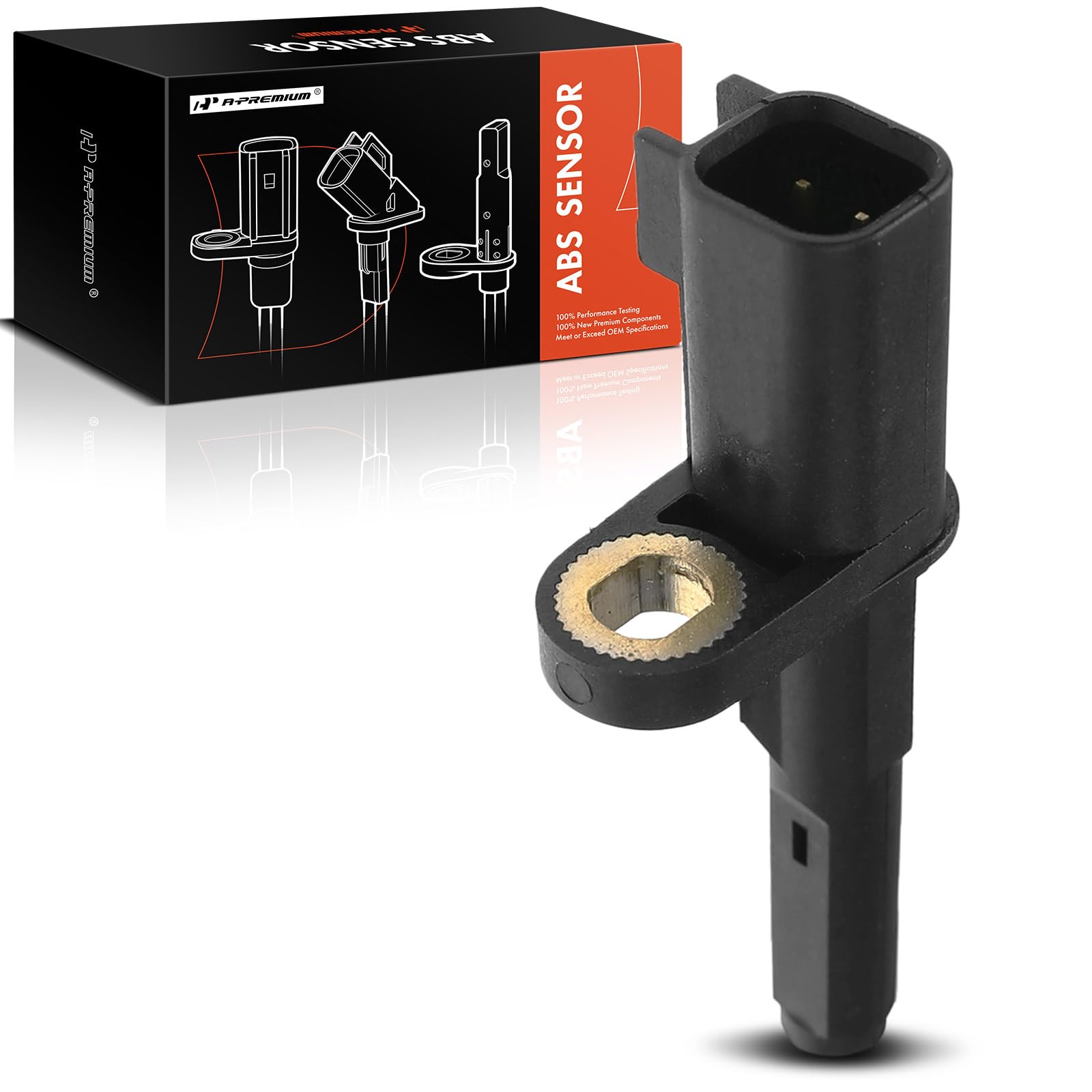 A-Sensor de velocidad de rueda ABS trasero izquierdo o derecho Premium