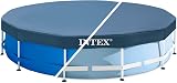 Intex Debris Weather Cover 12ft Frame Pools 28031 with Overhang Rope Drain Holes view 7