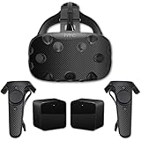 MightySkins Protective Vinyl Skin Decal for HTC Vive wrap cover sticker skins Carbon Fiber