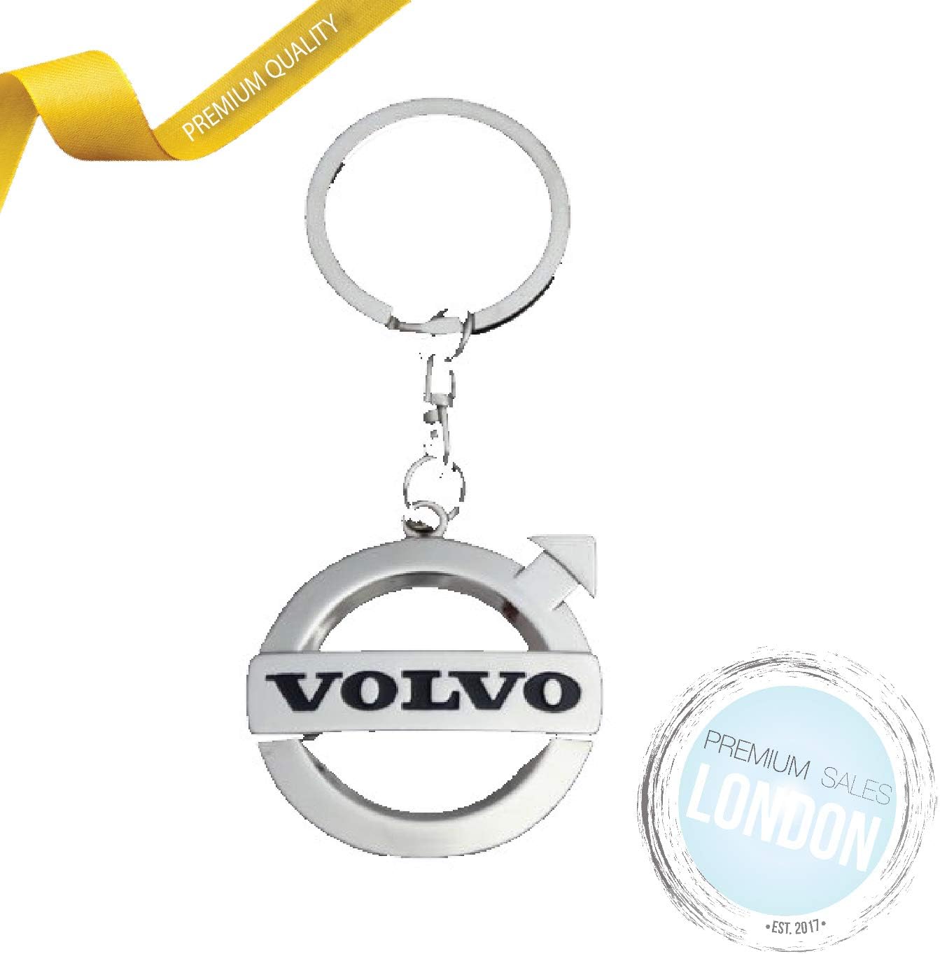 VOLVO 3D Metal alloy car Logo keychain Key Ring Key Chain Fobs archives