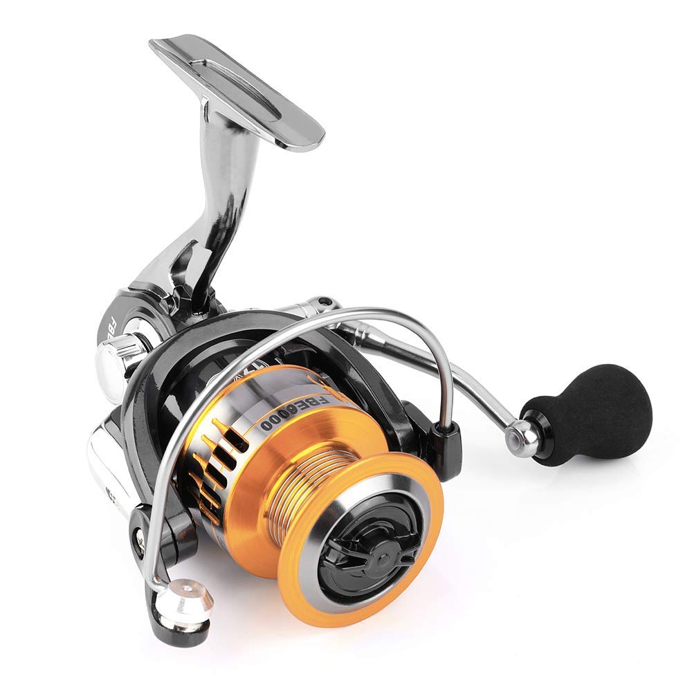 HARMILIY Rapid Sea Fishing Reel Spincasting Reels, 17 + 1BB Aluminum Reel Fishing Reel with Fast Spinning and Smooth Ultralight Smooth Rotating Reel