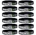 Inkstone (12-pack) Green Awareness Ribbon Silicone Wristbands - Wholesale Pack of 1 Dozen Bracelets