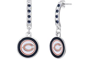 PRO SPECIALTIES GROUP NFL Bar Post Earrings Sports Fan Jewelry Gift Fashion Jewelry Birthday & Holiday Gifts for Women and Girls