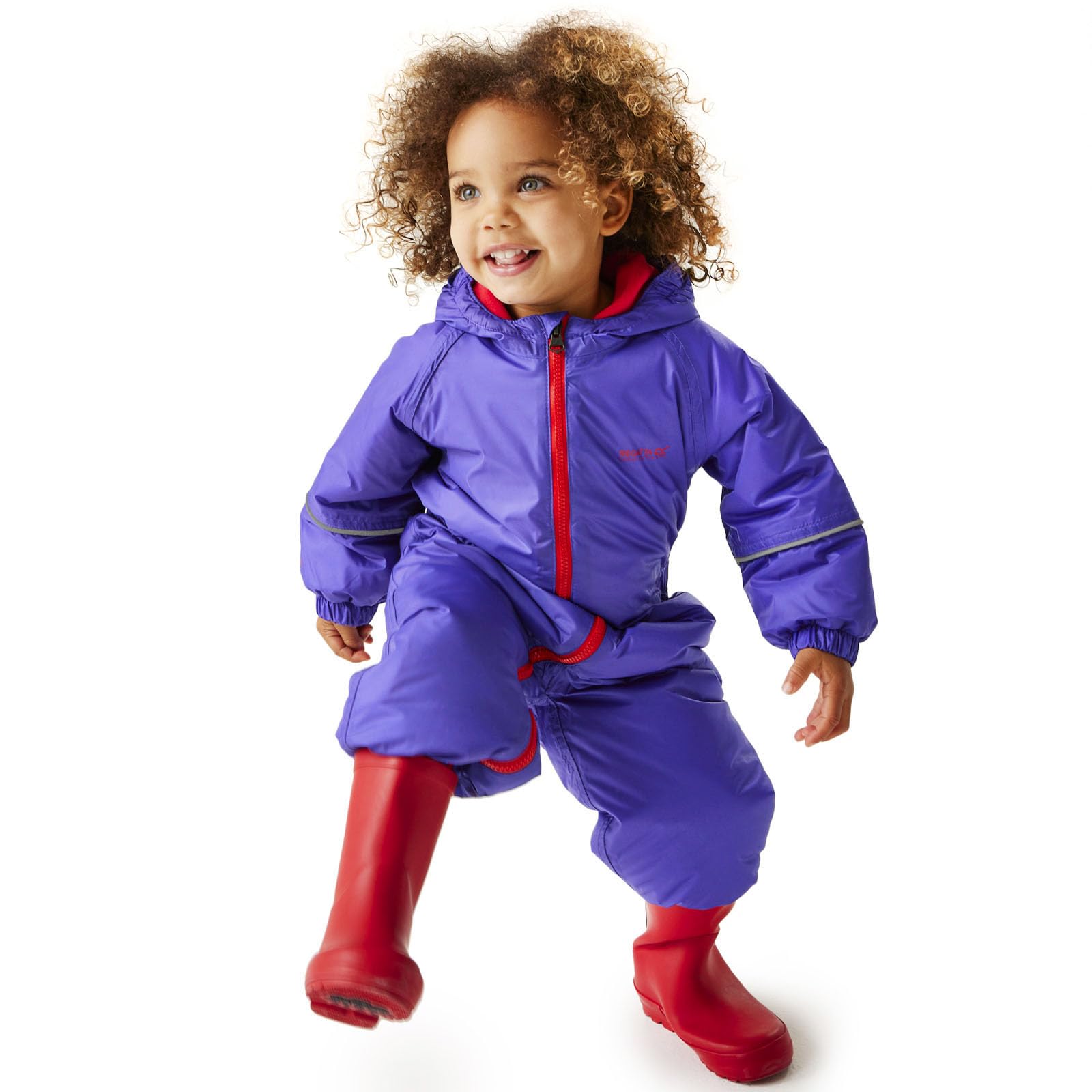 Regatta Kids Splosh III Waterproof & Breathable Insulated All-In-One Outdoor Rain Suit, UK 18/24 Months