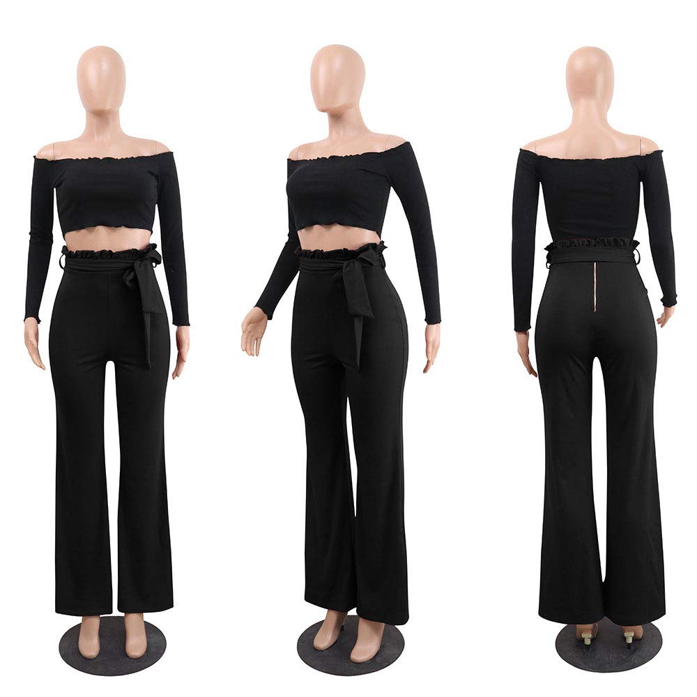 Ophestin Wide Pants Black