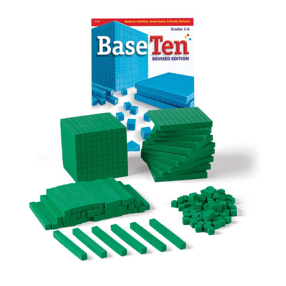 Early Learning Classroom Supplies ETA hand2mind Green Foam Base Ten