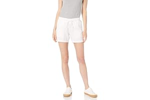 Amazon Essentials womens 5" Inseam Drawstring Linen Blend Shorts (Available in Plus Size)
