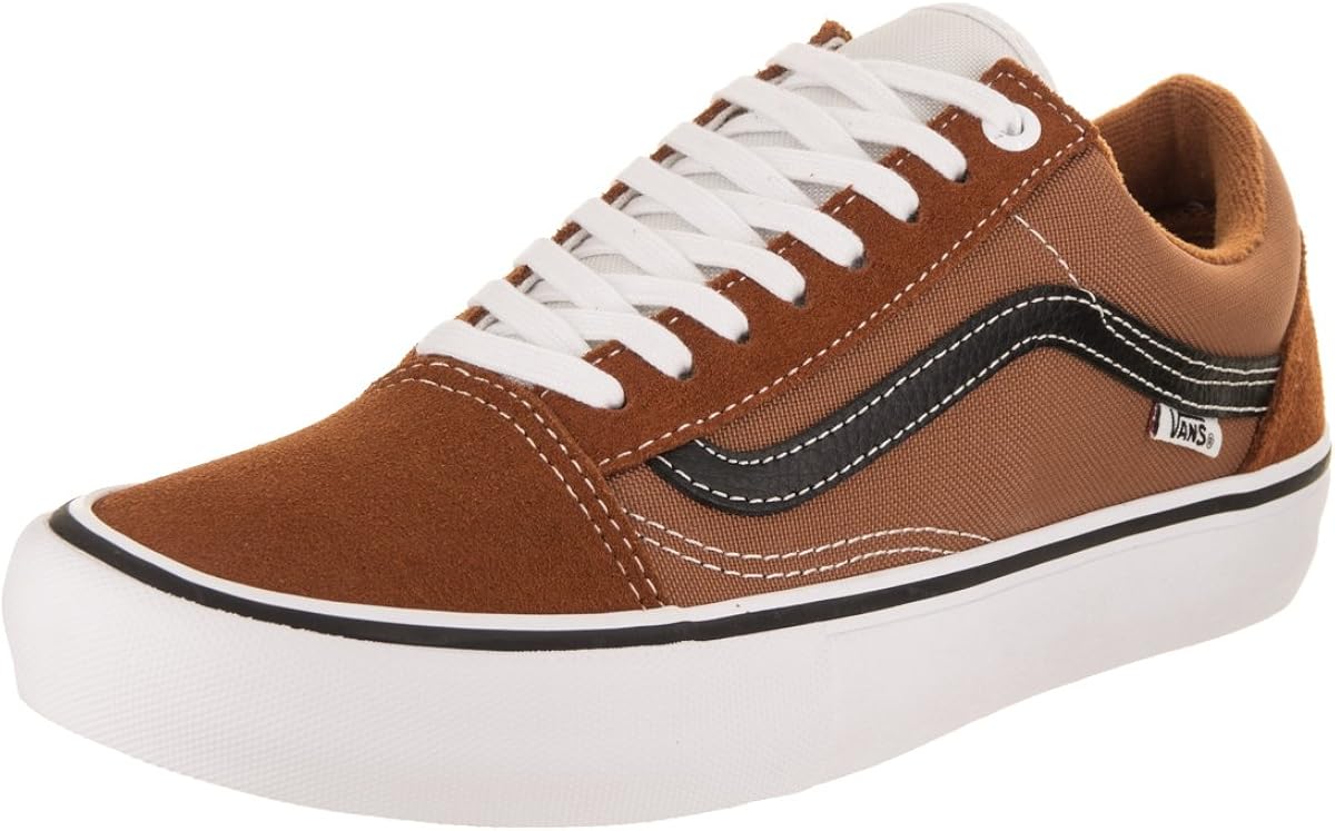 vans old skool pro classic white & black skate shoes