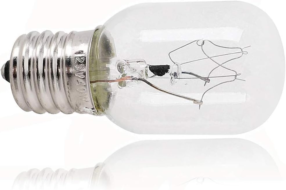 8206232A Microwave Light Bulb,125V 40W E17 Microwave Oven Replacement Parts,Exact Fit for Whirlpool Maytag Microwaves,High-Grade Materials with Durable Filaments,Ultra Durable,Pack of 6.: Home Improvement
