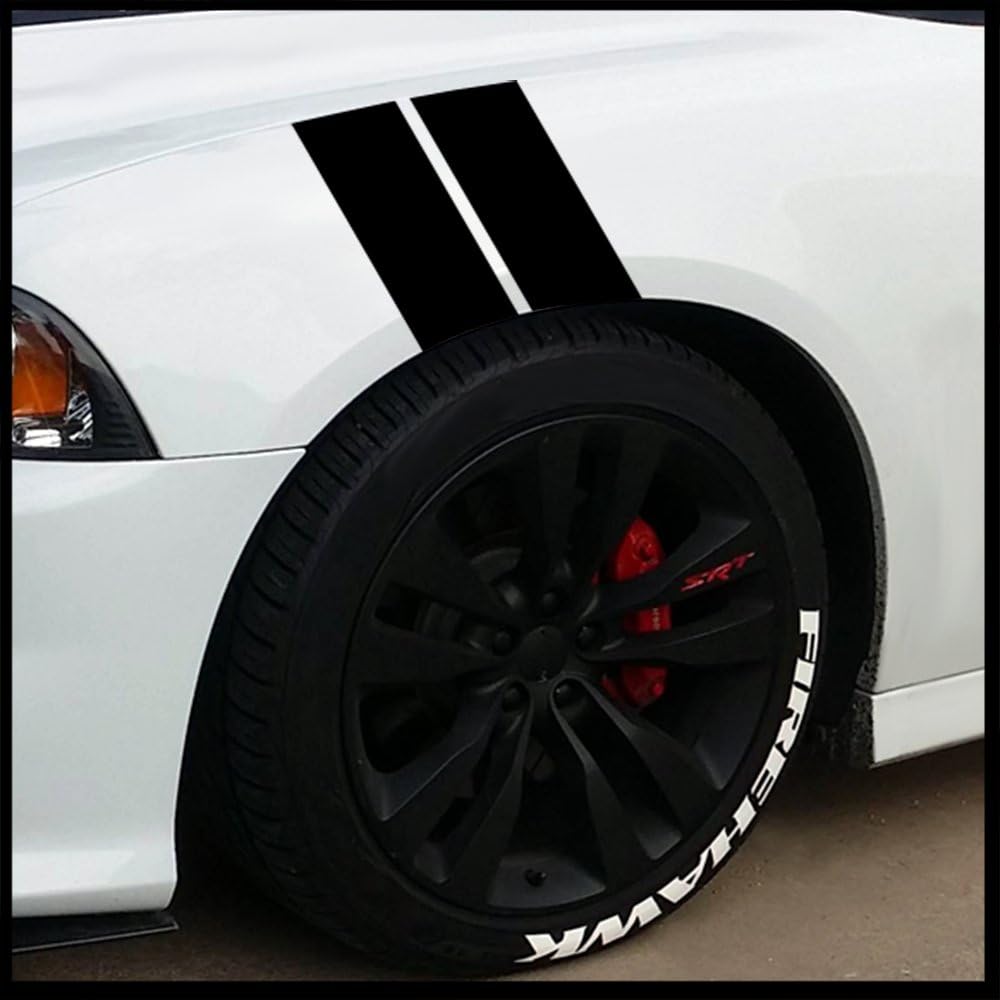 Fender Stripers Hashmarks - Universal Vinyl Car Truck Sticker Racing Stripe