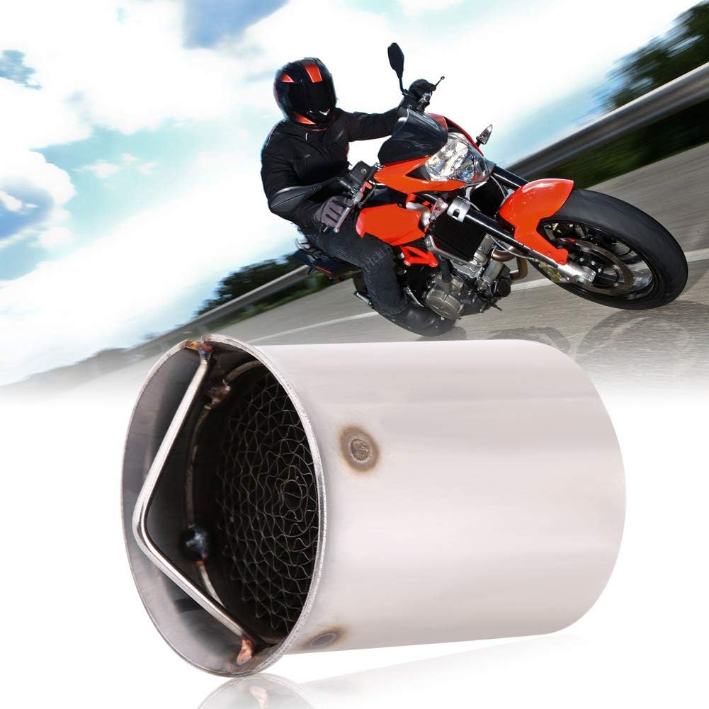 Universal Motorcycle Exhaust Muffler, 51mm Exhaust Silencer, Noise Eliminator for Touring Sport, and Cruiser Bikes - Image 5