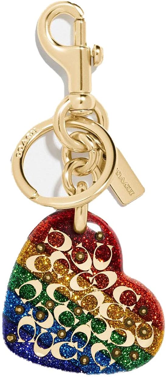 Coach Sprinkle Signature Heart Bag Charm F78691: Shoes