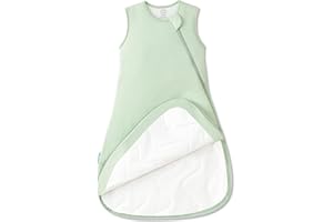 PurComfy Supersoft Sleep Sack 1.0 TOG, Premium Bamboo Viscose Baby Sleeping Bag 2-Way Zipper Sleep Sack Baby Wearable Blanket