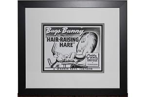 Bugs Bunny and Gossamer in "Hair-Raising Hare" Studio Lobby Card Publicity Still Custom Framed