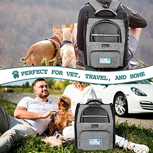 PetAmi Deluxe Pet Carrier Backpack for Small Cats and Dogs, Puppies