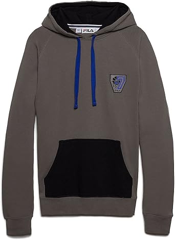 black fila hoodie mens