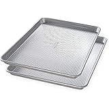 USA Pan Bakeware Half Sheet Pan, Set of 2, Aluminized Steel