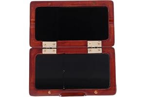 HEALLILY Saxophone Reed Case Wooden Holder Box For Saxophone Clarinet Reeds