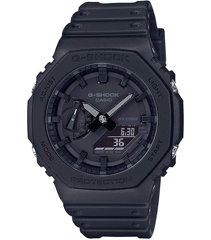試着程度　G-SHOCK　CASIO　GA-2100B　黒文字盤 Amazon.com: G-Shock Casio Analog-Digital Utility Carbon Core Guard