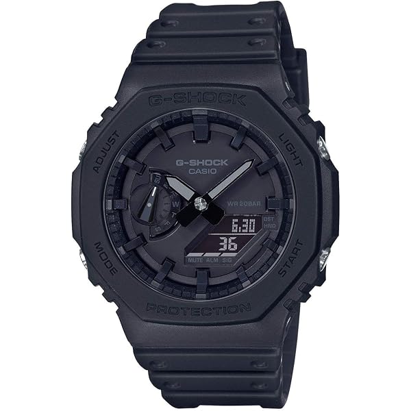 G-Shock by Casio Men's GA2100-1A4 Black Analog-Digital Watch One