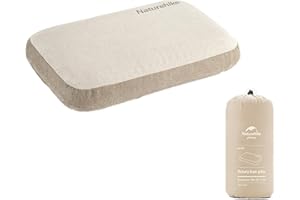 Naturehike Ultralight Cotton Camping Pillow Eco-Friendly Anti-Bacterial Fabrics,Soft and Breathable,Fits The Cervical Spine,W