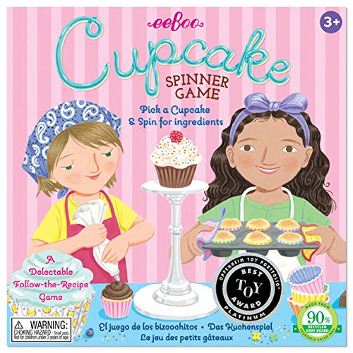 eeBoo The Cupcake Spinner Game