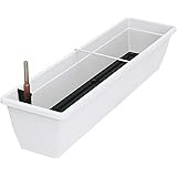 Emsa 501833 Blumenkasten 100 cm weiß LAGO AQUA COMFORT Amazon.de Garten