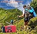 (New Version) Lanshanchu NOAA Weather Radio Solar Hand Crank Emergency Dynamo FM AM WB Radio with 3-LED Flashlight for Hiking Camping Snow Storm Hurricane, 1000mAh Power Bank for Smart Phone (Red)