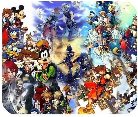 Kingdom Hearts Personalized Custom Gaming Mousepad Rectangle Mouse Mat / Pad Office Accessory And Gift Design-LL277