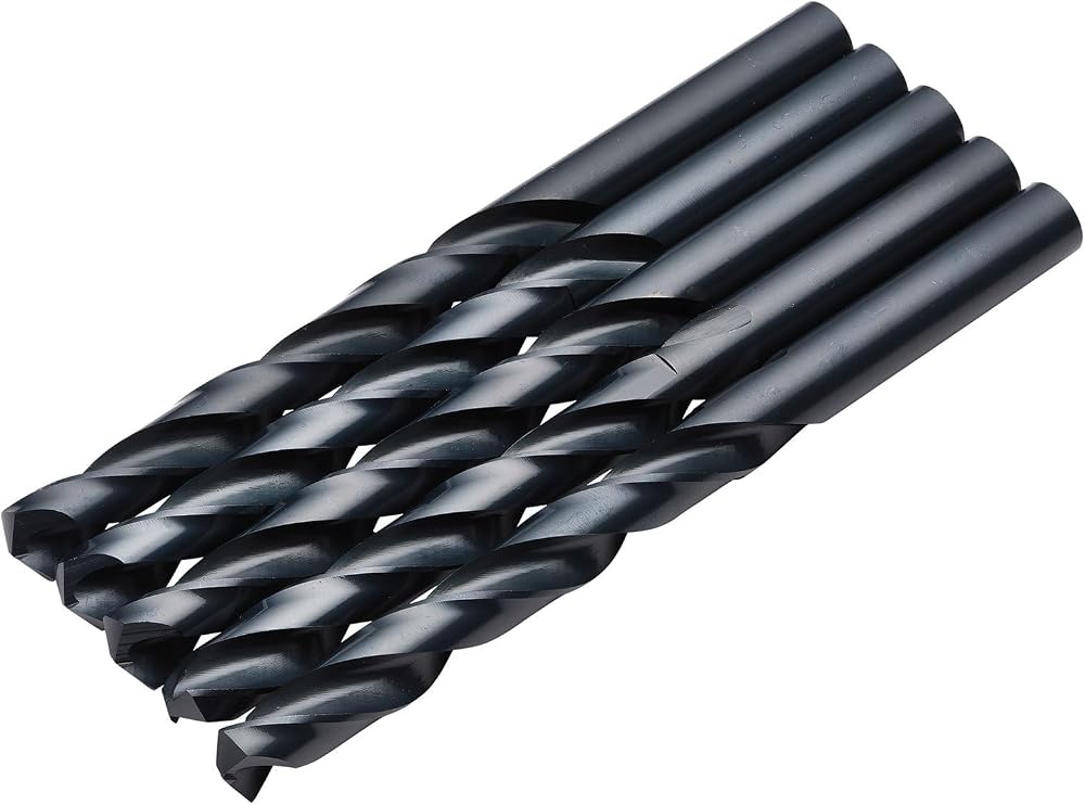 Draper 5pc Black HSS Drill Bit 12.0mm x 151mm 08847 for Metal Wood Plastic