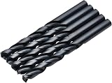 Draper 10pcs Black HSS Drill Bit 9.0mm x 125mm 08837 for Metal Wood Plastic