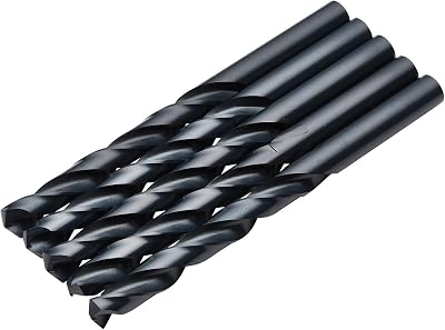 Draper 5pc Black HSS Drill Bit 12.0mm x 151mm 08847 for Metal Wood Plastic