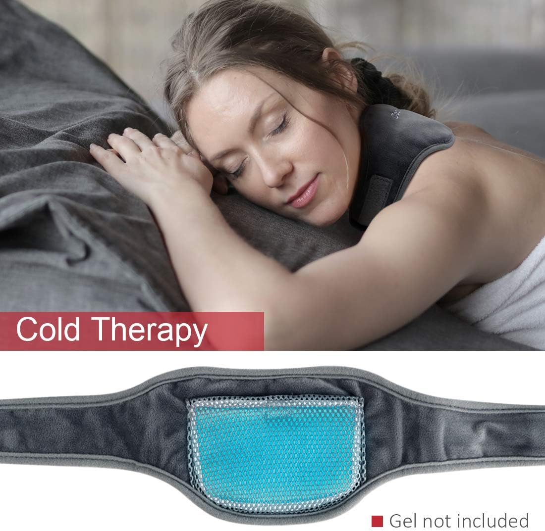 Neck Heating Pad, Comfytemp USB Heated Neck Wrap for Pain Relief, Auto Shut Off, 3 Adjustable Temperature, Electric Thermal Hot Compress Neck Brace, Heat Therapy for Soreness & Stiffness Relief: Health & Personal Care