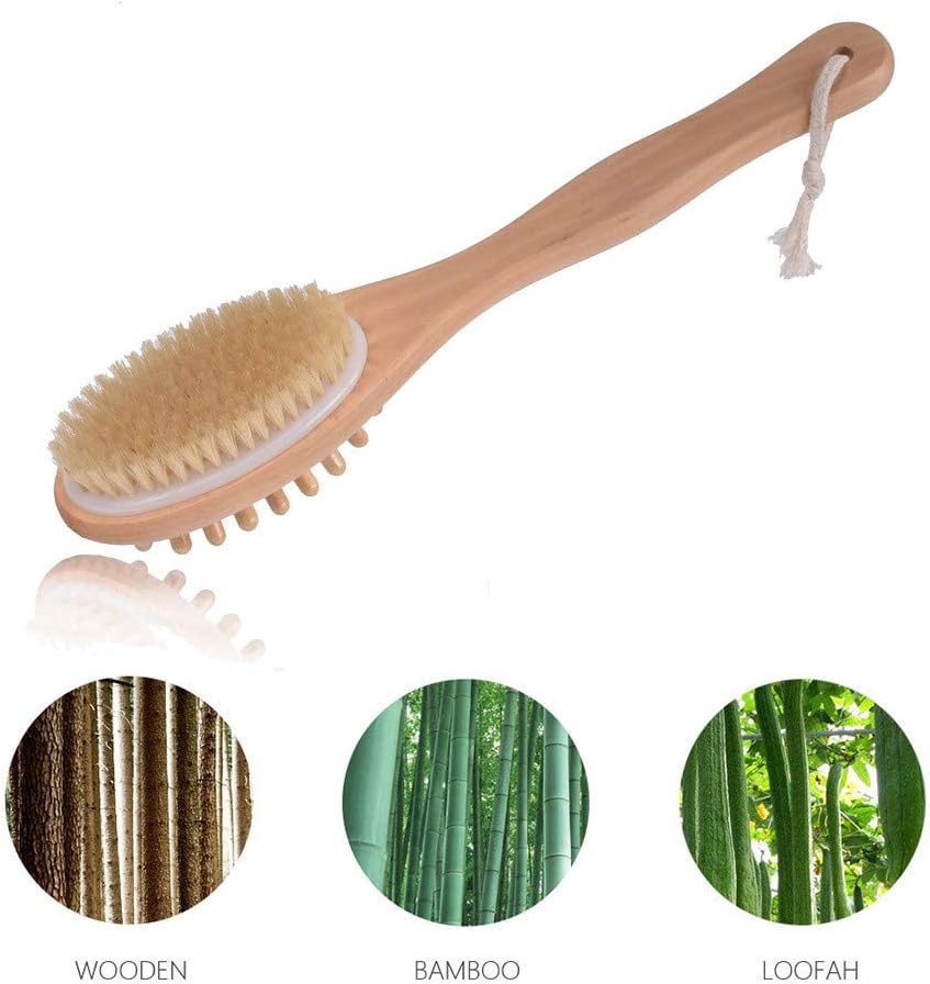 Transer Dry Brushing Body Brush VEGAN Cellulite Brush