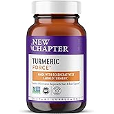 New Chapter Turmeric Supplement, One Daily, Heart, Brain & Healthy Inflammation Support, Supercritical Turmeric Curcumin Means No Black Pepper Needed, Non-GMO, Gluten Free – 60 Count (2 Month Supply)