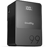 SmallRig V Mount Battery VB99, 6700mAh 99Wh 14.8V mini V-Mount Battery Support 65W PD USB-C Fast Charger, with D-TAP, USB-A, 